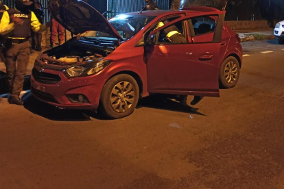 El vehículo fue encontrado en el sector de Carcelén, en el norte de Quito.