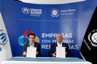 El Pacto Global Red Ecuador tenía acuerdos con varias entidades, como la Acnur.