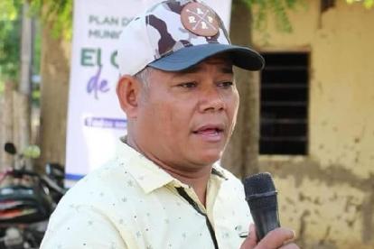 Alcalde de Santa Barbara de Pinto, Hegel Garizao Osorio.