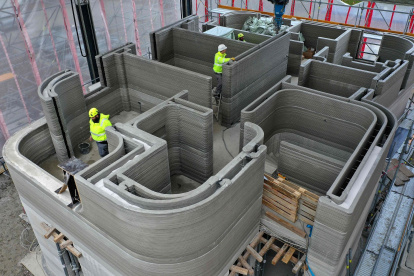 En Alemania, ya se está construyendo el primer edificio residencial a través de la impresión 3D con hormigón especial.