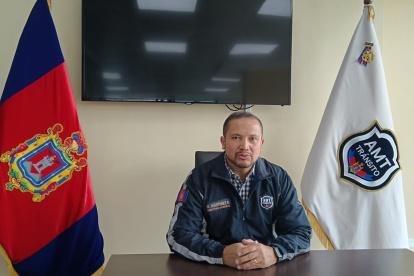 El director Washington Martínez durante la rueda de prensa sobre el caso de corrupción en la AMT