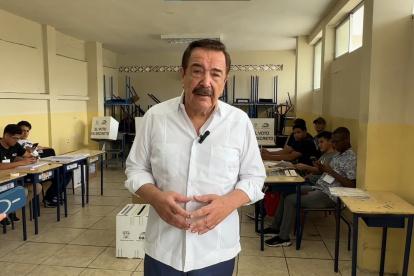 El exalcalde y líder del PSC, Jaime Nebot, dedicó poco tiempo a la situación de Pablo Muentes.