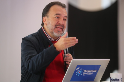 El alcalde de Quito, Pabel Muñoz.