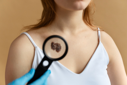 Vigile su lunar. Si cambia de forma, color o tamaño, consulte a su médico