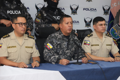 Detenciones. Jefes policiales dieron detalles sobre este operativo.