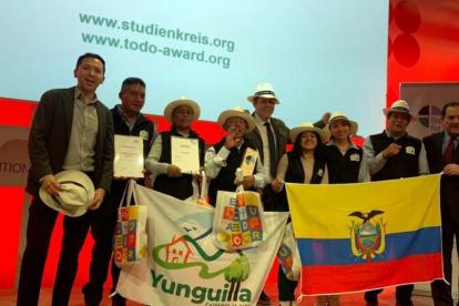 Representantes de la comunidad de Yunguilla viajaron a Berlín.