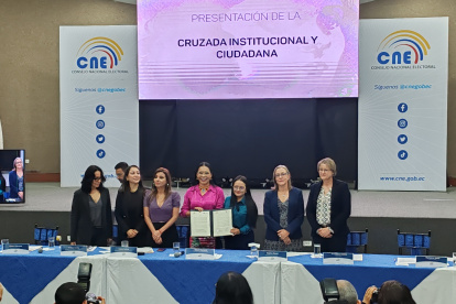 El Consejo Nacional Electoral firmó tres convenios de cooperación