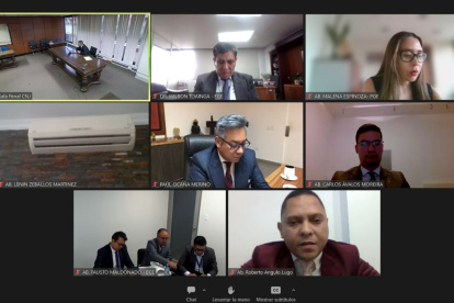 La diligencia se desarrolló de forma mixta, presencial y telemática.