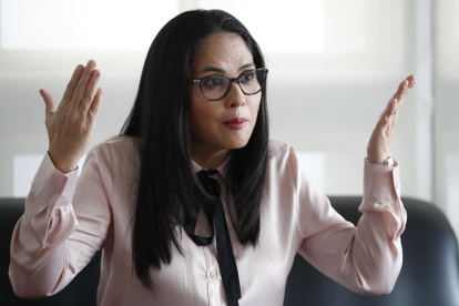 La candidata a la Presidencia de Panamá, Zulay Rodríguez.