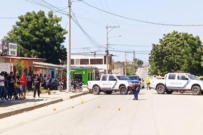 Escena. En el barrio La Propicia se registraron dos hechos violentos.