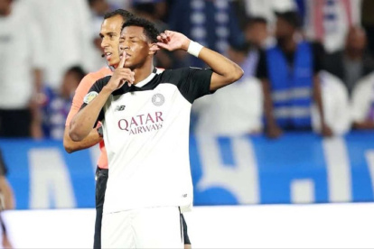 El ecuatoriano Gonzalo Plata estuvo presente en la victoria 4-2 de Al-Sadd