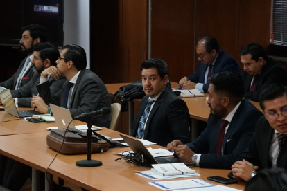 Audiencia. La fiscal detalló los cargos y los abogados dieron sus argumentos frente al pedido de prisión preventiva contra los 13.