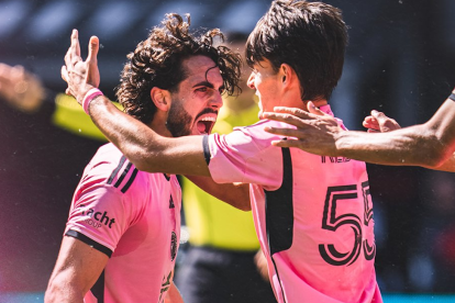 Leonardo Campana convirtió el primer gol en la victoria de Inter Miami ante DC United