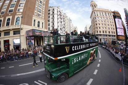 Evento.- El desfile de San Patricio en Nueva York.