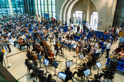Evento. La Orquesta Sinfónica de Guayaquil inició el tour tiempo de Mujer.