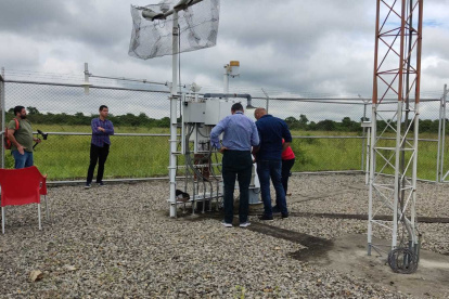 Tecnología. La planta de Daular será instalada en Tarqui para la medición meteorológica de la zona.