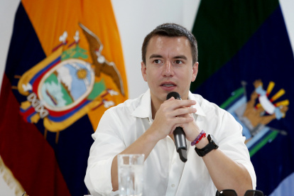 El primer mandatario, Daniel Noboa, mantendrá la reunión con la misión de la SIP en Carondelet.