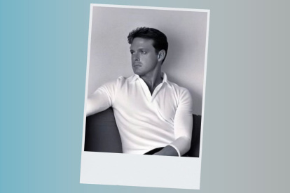 Luis Miguel con su nueva fotografía.