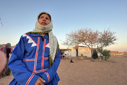 La rapera y activista indígena Zara Monrroy, en la ciudad de Hermosillo, en Sonora