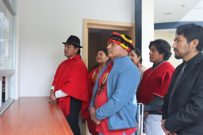 El presidente de la Conaie, Leonidas Iza, presentó este 19 de marzo una acción de inconstitucionalidad.