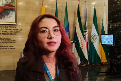 Nathaly Farinango, presidenta de la Comisión de Régimen Económico