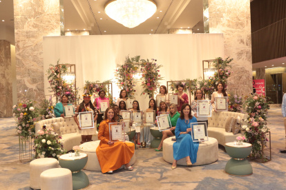 Dieciséis mujeres fueron protagonistas de este encuentro que tuvo lugar en el Hotel Hilton Colón de Guayaquil.