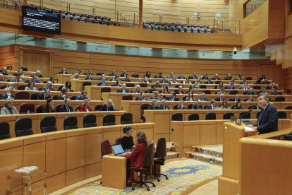 Los legisladores de Hong Kong votan el proyecto de Ley de Salvaguarda de la Seguridad Nacional, también conocido como Artículo 23 de la Ley Fundamental, en el Consejo Legislativo celebrado este martes 19 de marzo de 2024.