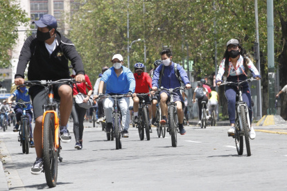 El recorrido del ciclopaseo abarca un total de 30 kilómetros.