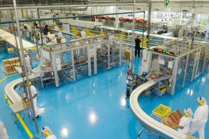 Imagen referencial. Fábrica de Nestlé