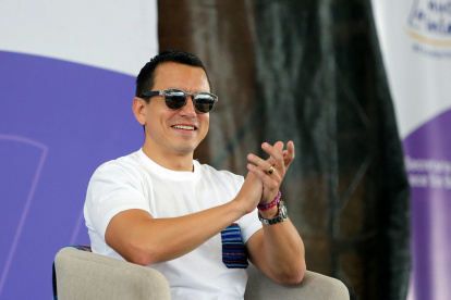 La Cancillería negó la información falsa que señalaba que Daniel Noboa se fue de fiesta en Madrid.