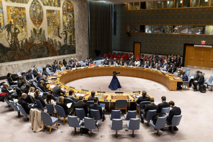 Vista de una reunión del Consejo de Seguridad de la ONU.