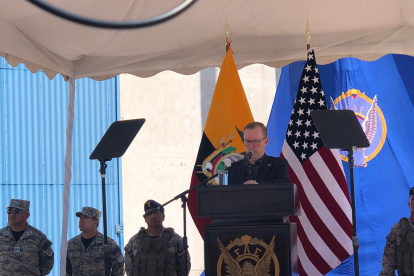 El embajador de Estados Unidos en Ecuador, Michael J. Fitzpatrick