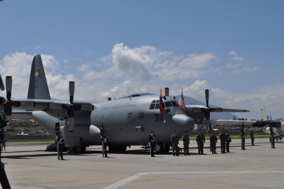 Entrega. El avión C-130 será utilizado para la lucha en contra del crimen organizado.