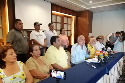 Productores.- Kurt Serrano, dirigente de la Asociación de Bananeros Orenses, habla en nombre de todos los gremios de los agricultores.