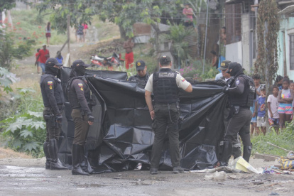La Policía llegó al sitio.