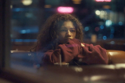 Zendaya como Rue en "Euphoria"