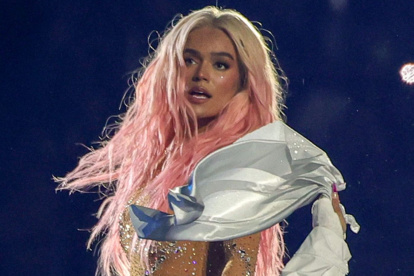 Karol G en concierto.