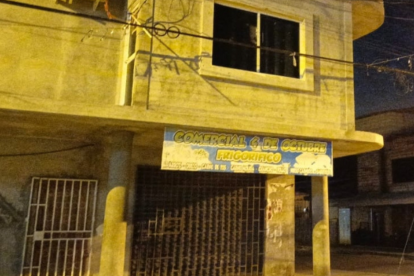 La casa que fue baleada en Balzar.