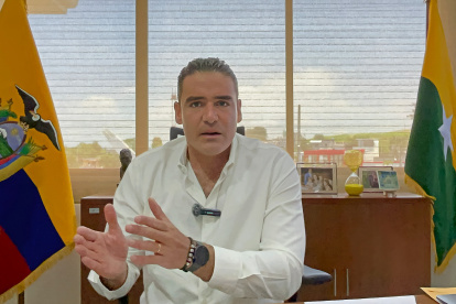 Funcionario. El alcalde de Samborondón, Juan José Yúnez.