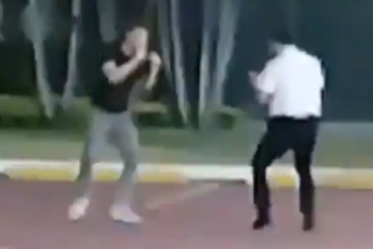 Jorge Guschmer y Antonio Álvarez protagonizaron una pelea.