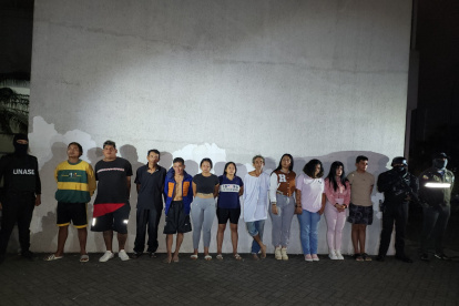 La operación policial dejó como resultado 34 detenidos.