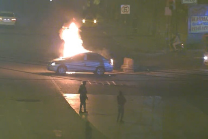 Se reportaron incendios de vehículos