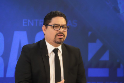 El viceministro de Seguridad Lyonel Calderón