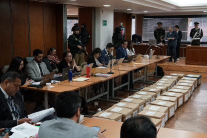 La Corte Nacional de Justicia recepta el testimonio anticipado de Mayra Salazar y otros procesados en el caos Metástasis.