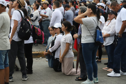 La presencia de jóvenes es notable en este evento religioso