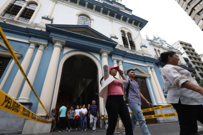 Iglesia San de Francisco, en el centro de Guayaquil.