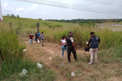 El crimen se dio en la puerta de una hacienda desolada.