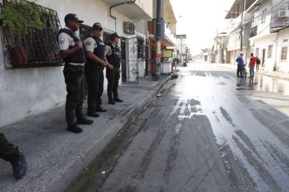 En el lugar donde ocurrió el hecho hubo resguardo policial este domingo