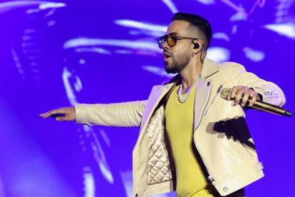 Romeo Santos en concierto.