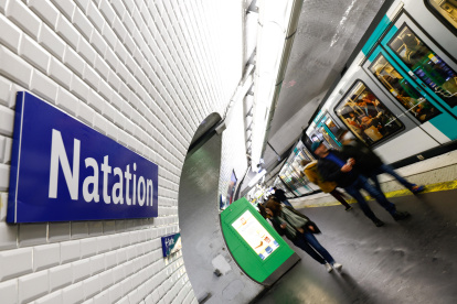 Las estaciones del metro adquirieron nombres de deportes olímpicos.